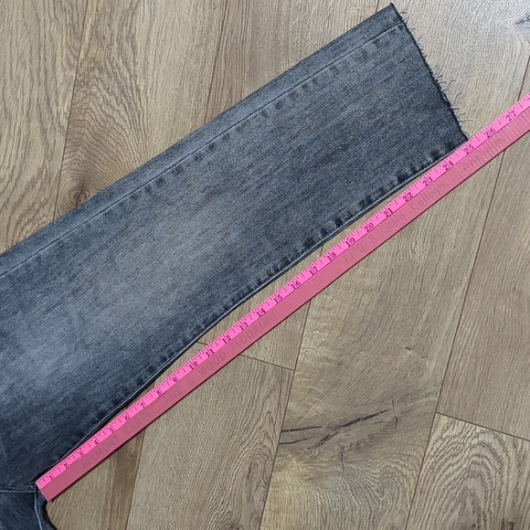 RSQ JEANS High Rise Straight Leg Black Denim Jeans - Girls Size 16 - Picture 6 of 11